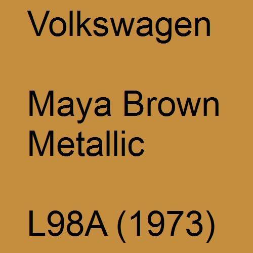 Volkswagen, Maya Brown Metallic, L98A (1973).